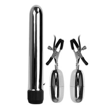 Набор из вибратора и вибростимуляторов для груди