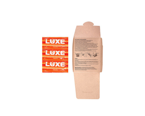 Презервативы с ароматом шоколада «Шоколадный рай» - 3 шт.