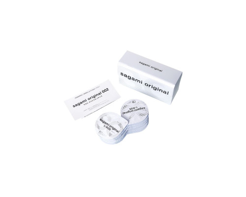 Презервативы Sagami Original 0.02 L-size увеличенного размера - 10 шт.