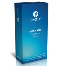 Презервативы OKOTO Mega Mix - 18 шт.