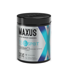 Гладкие презервативы Maxus G spot с двойной спиралью - 15 шт.