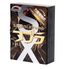 Суженные к основанию презервативы Sagami Xtreme Cobra - 3 шт.