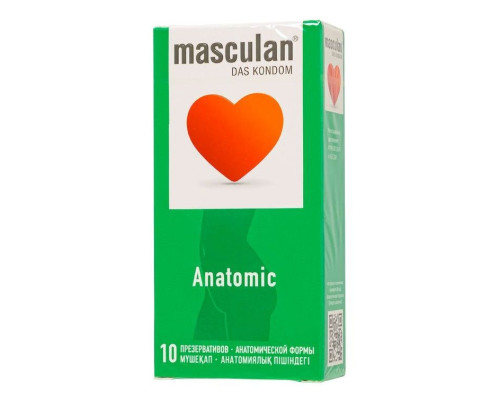 Презервативы анатомической формы Masculan Anatomic - 10 шт.