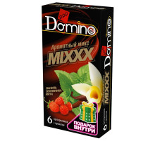 Ароматизированные презервативы DOMINO  Ароматный микс  - 6 шт.