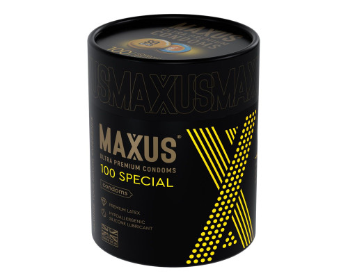 Текстурированные презервативы в кейсе MAXUS So Much Sex - 100 шт.