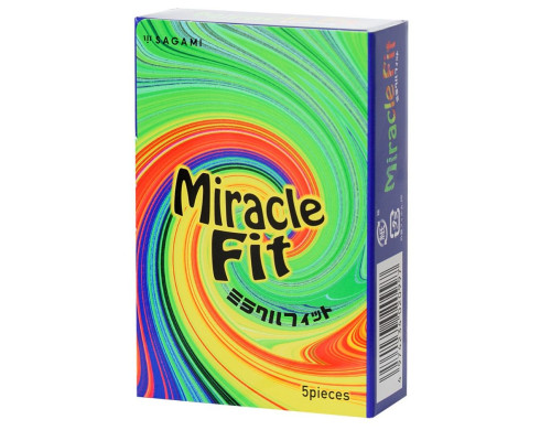 Презервативы Sagami Miracle Fit - 5 шт.