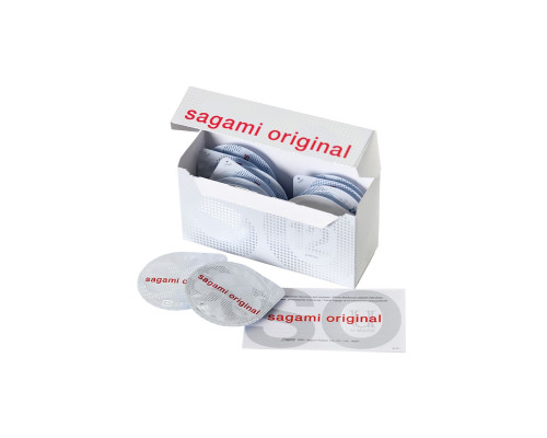 Ультратонкие презервативы Sagami Original 0.02 - 12 шт.