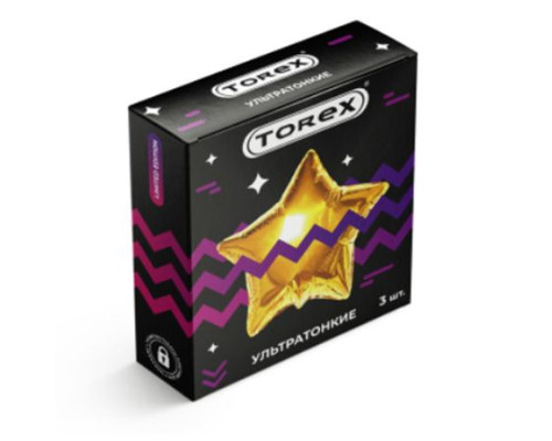 Презервативы Torex Party  Ультратонкие  - 3 шт.