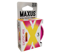 Ароматизированные презервативы Maxus Exotic Mix - 3 шт.