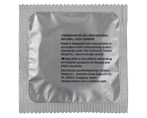 Ультратонкие презервативы Unilatex Ultra Thin - 12 шт. + 3 шт. в подарок