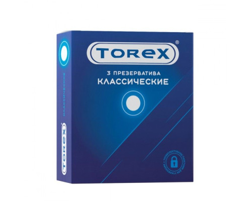 Гладкие презервативы Torex  Классические  - 3 шт.