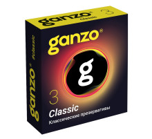Классические презервативы с обильной смазкой Ganzo Classic - 3 шт.