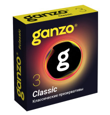 Классические презервативы с обильной смазкой Ganzo Classic - 3 шт.