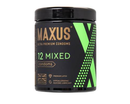 Презервативы MAXUS Mixed - 12 шт.
