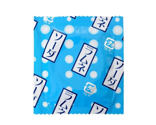 Презервативы Sagami Studded Lemonade с ароматом лимонада - 5 шт.