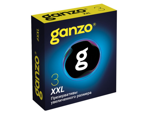 Презервативы увеличенного размера Ganzo XXL - 3 шт.