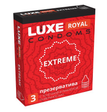 Текстурированные презервативы LUXE Royal Extreme - 3 шт.