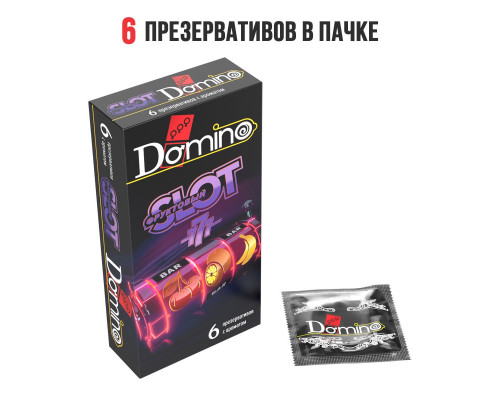 Ароматизированные презервативы DOMINO  Фруктовый слот  - 6 шт.