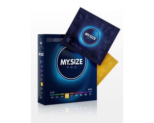 Презервативы MY.SIZE размер 53 - 3 шт.