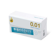 Увлажнённые презервативы Sagami Original 0.01 Extra Lub - 12 шт.