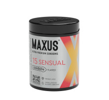 Анатомические презервативы MAXUS Sensual - 15 шт.
