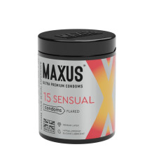 Анатомические презервативы MAXUS Sensual - 15 шт.