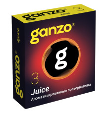 Ароматизированные презервативы Ganzo Juice - 3 шт.