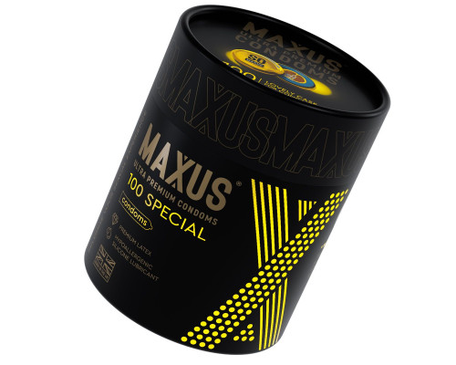 Текстурированные презервативы в кейсе MAXUS So Much Sex - 100 шт.