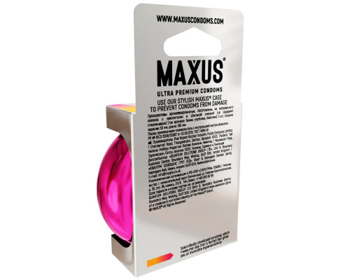 Ароматизированные презервативы Maxus Exotic Mix - 3 шт.