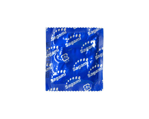 Фиолетовые презервативы Sagami 6 FIT V с волнообразной текстурой - 12 шт.