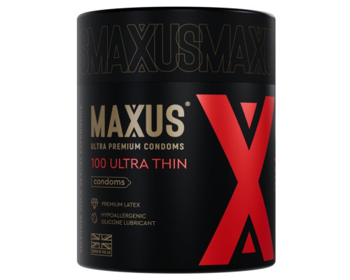 Ультратонкие презервативы в кейсе MAXUS So Much Sex - 100 шт.