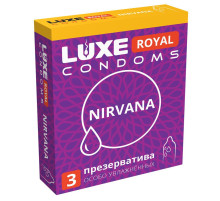 Презервативы с увеличенным количеством смазки LUXE Royal Nirvana - 3 шт.