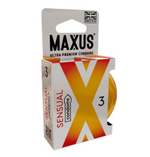 Презервативы анатомической формы Maxus Sensual - 3 шт.