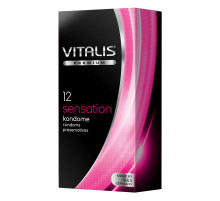 Презервативы VITALIS PREMIUM sensation с пупырышками и кольцами - 12 шт.