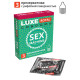 Ребристые презервативы LUXE Royal Sex Machine - 3 шт.