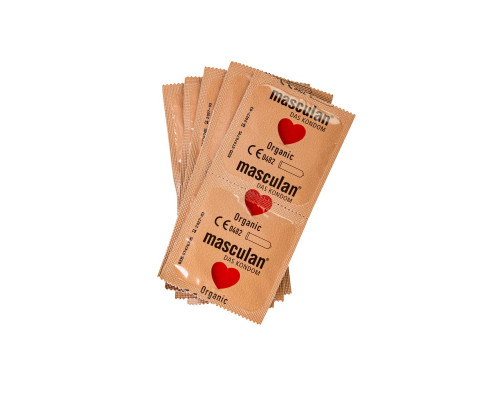 Экологически чистые презервативы Masculan Organic - 10 шт.