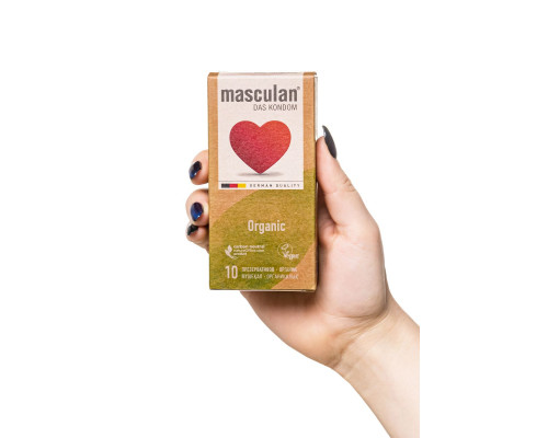 Экологически чистые презервативы Masculan Organic - 10 шт.