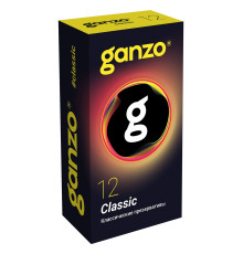 Классические презервативы с обильной смазкой Ganzo Classic - 12 шт.
