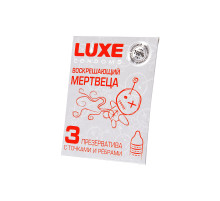 Текстурированные презервативы «Воскрешающий мертвеца» - 3 шт.