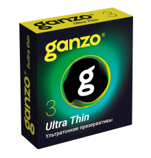 Ультратонкие презервативы Ganzo Ultra thin - 3 шт.