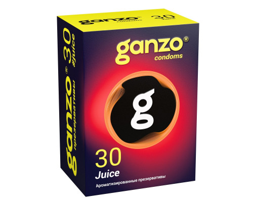 Ароматизированные презервативы Ganzo Juice - 30 шт.