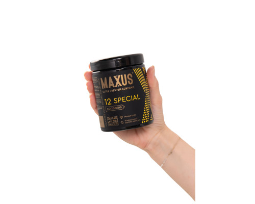 Презервативы с точками и рёбрами MAXUS Special - 12 шт.