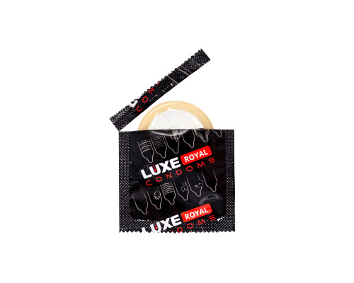 Текстурированные презервативы LUXE Royal Exotica - 3 шт.