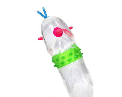 Стимулирующий презерватив «Стрела команчи» с ароматом ванили - 1 шт.