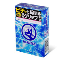 Презервативы Sagami Squeeze волнистой формы - 5 шт.