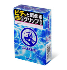Презервативы Sagami Squeeze волнистой формы - 5 шт.
