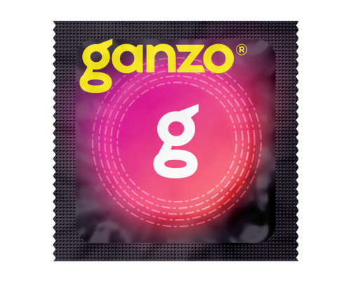 Презервативы анатомической формы с точечной и ребристой структурой Ganzo Extase - 3 шт.