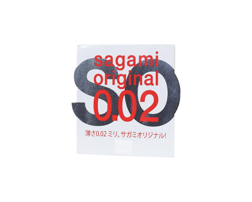 Ультратонкий презерватив Sagami Original 0.02 - 1 шт.