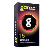 Классические презервативы с обильной смазкой Ganzo Classic - 15 шт.