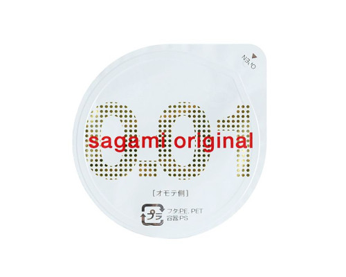 Супертонкий презерватив Sagami Original 0.01 - 1 шт.